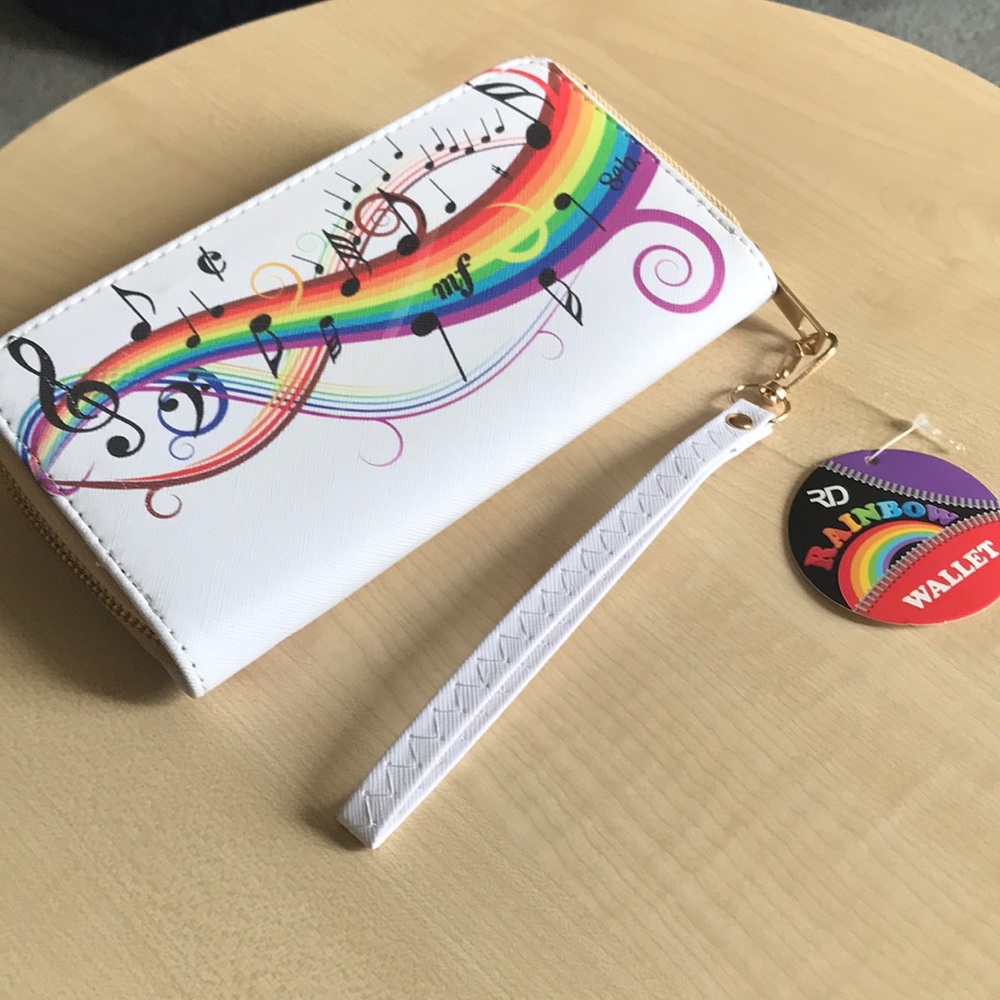 🌈Brand New Rainbow Zip Wallet🌈